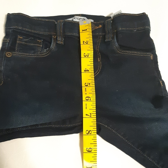 Boys Dark Blue Denim Jeans Size 3T With Adjustable Waist Band, George Brand, - Picture 3 of 12